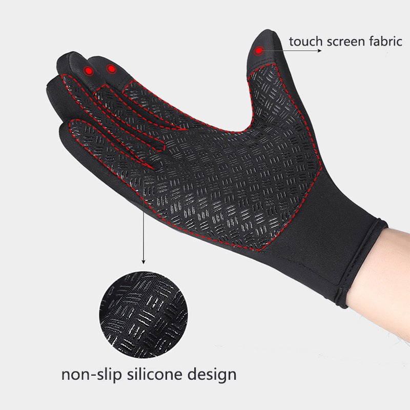 Touchscreen Gloves – Waterproof, Fleece-Lined Grip