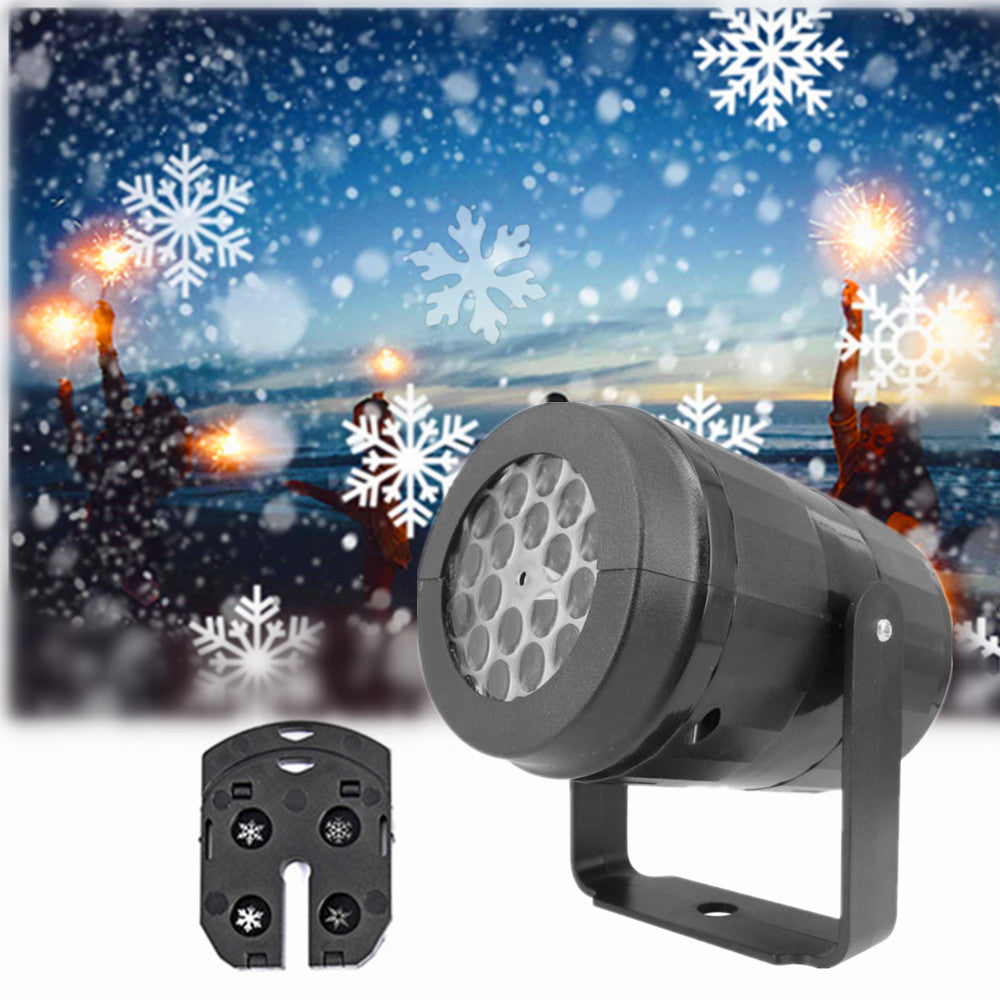 Fest Glow Projector – 16-in-1 Snowflake Light Show