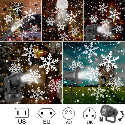 Fest Glow Projector – 16-in-1 Snowflake Light Show