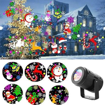 Fest Glow Projector – 16-in-1 Snowflake Light Show