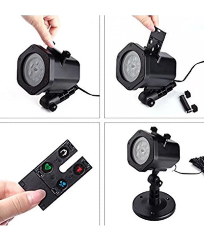 ❄️ Christmas Snowflake Projection Lamp – Light Up the Festive Vibe