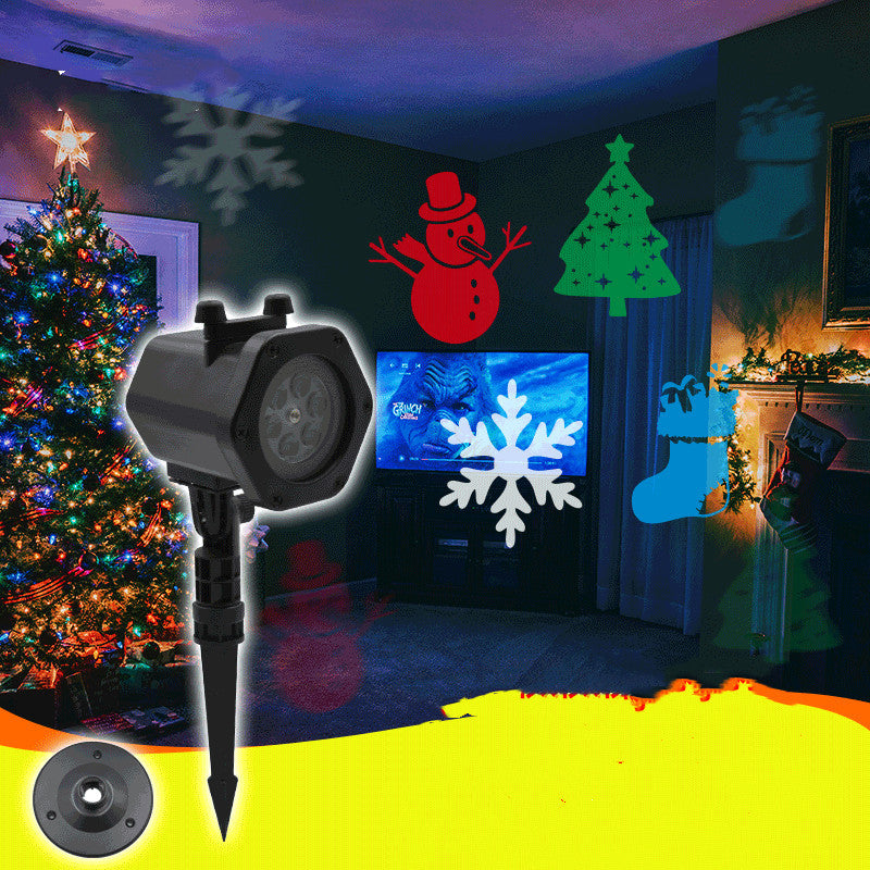 ❄️ Christmas Snowflake Projection Lamp – Light Up the Festive Vibe