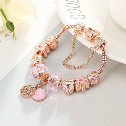 Geometric Love Bracelet – Rose Gold Chic