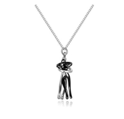 Love Hug Necklace – Unisex Couple Charm