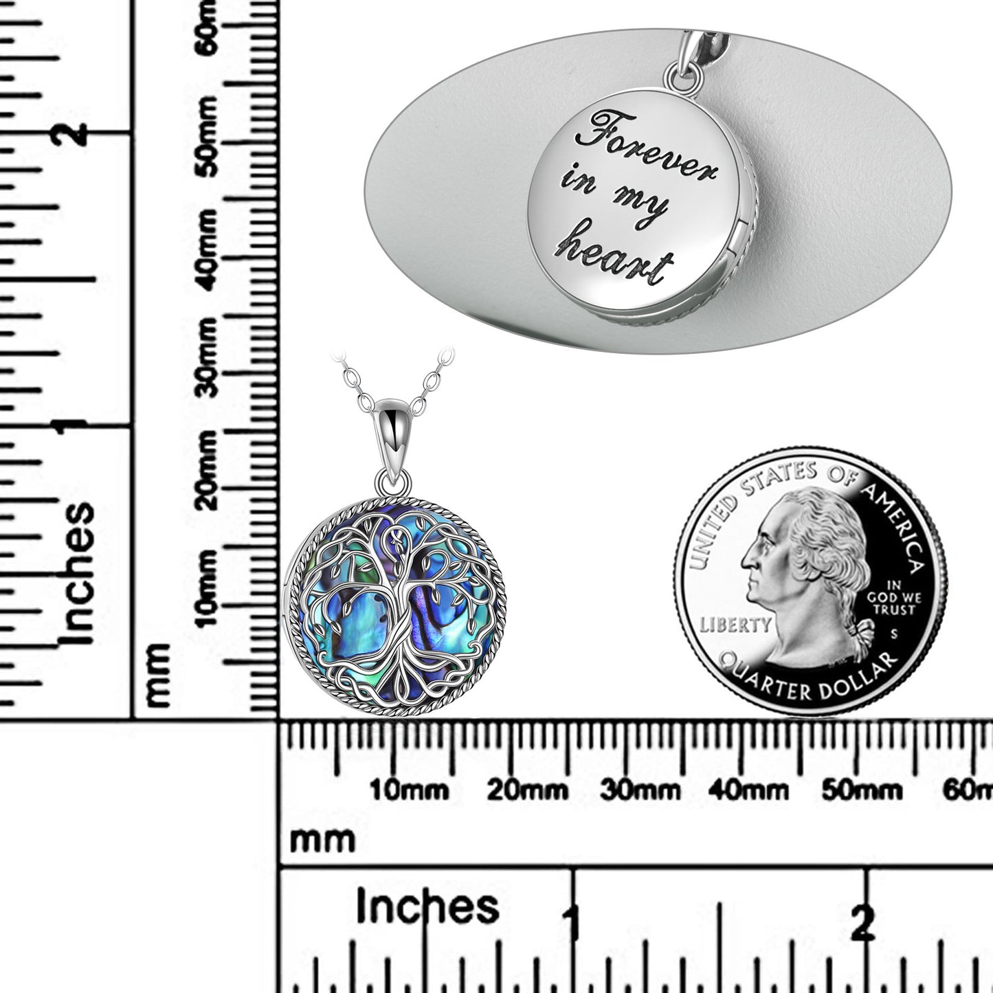 Tree of Life Locket – Sterling Silver Gift