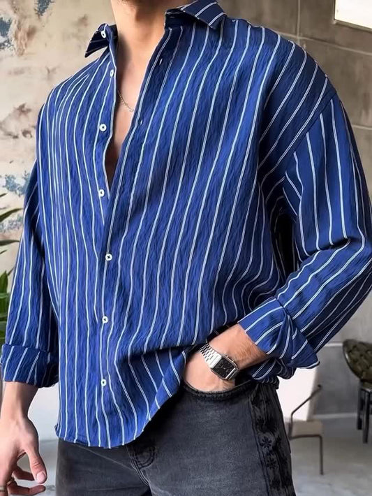 Striped Long Sleeve Shirt – Casual Cool
