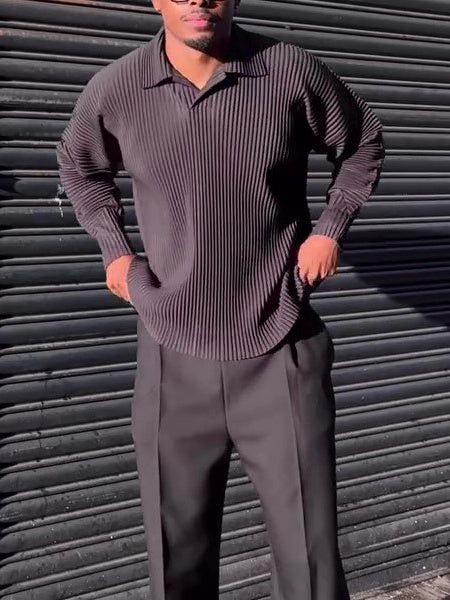 Pleated Long Sleeve Top – Everyday Elegance