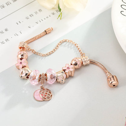 Geometric Love Bracelet – Rose Gold Chic