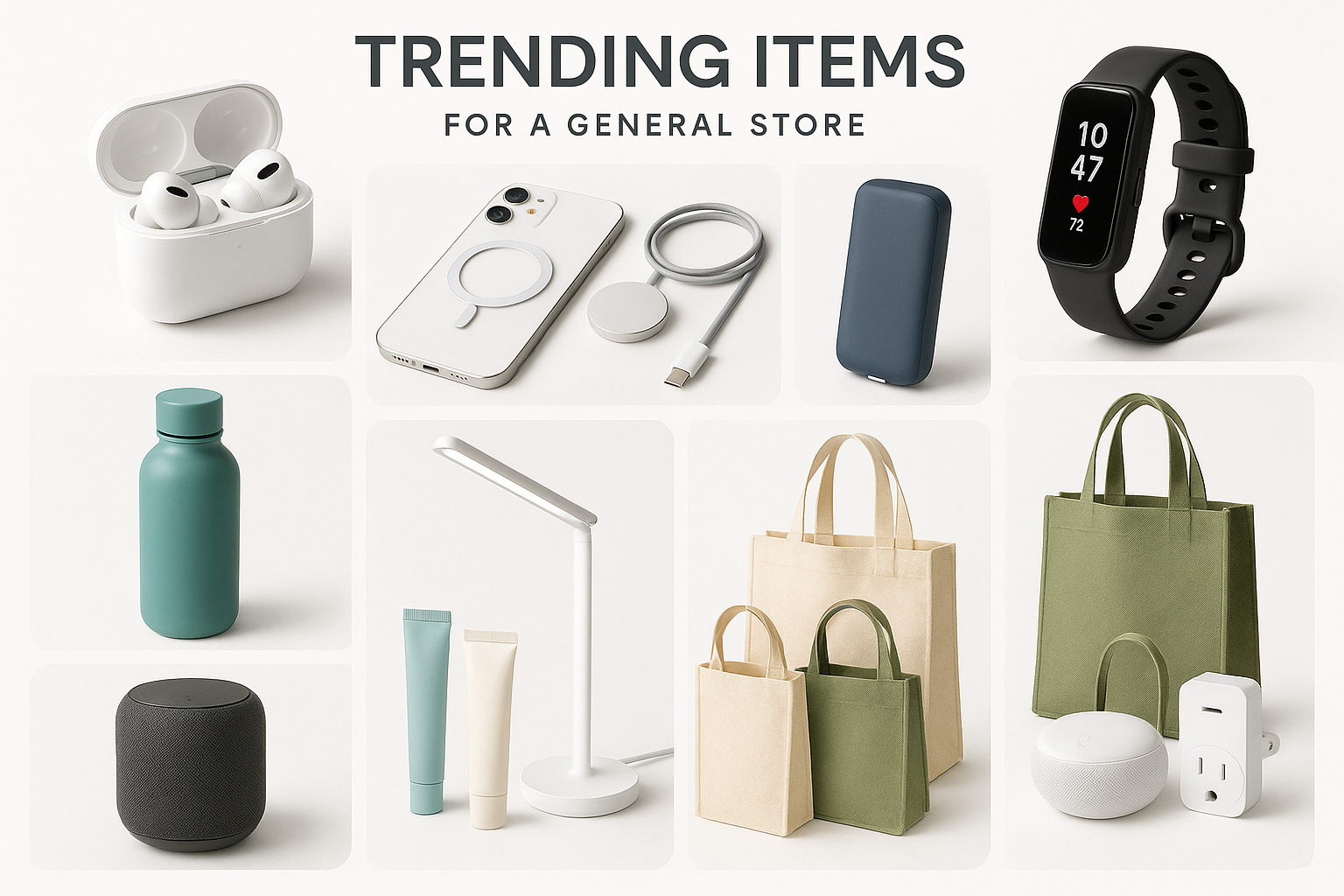 I want to sell trending products on my store whre my is type of general store